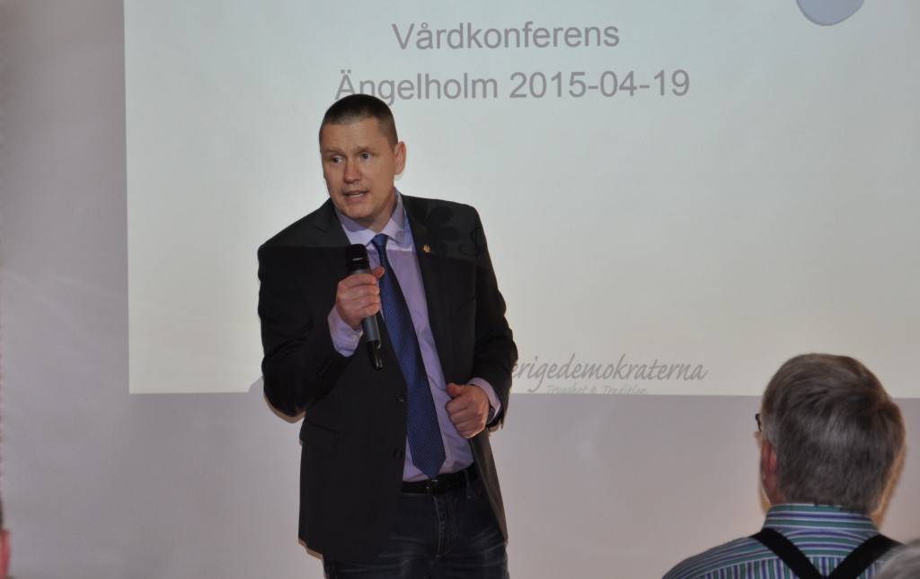 Vice ordförande Johan Wifralius hälsar alla välkomna till Vårdkonferensen